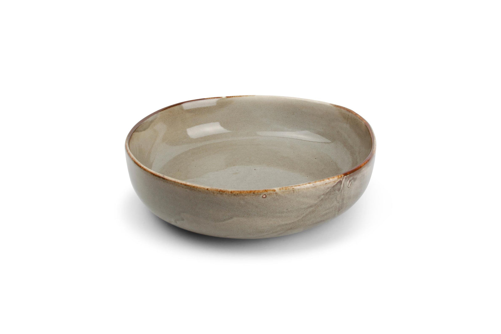 S&P - Assiette creuse 22xH6cm concrete Studio Urban - 1 SET - 4 pièces