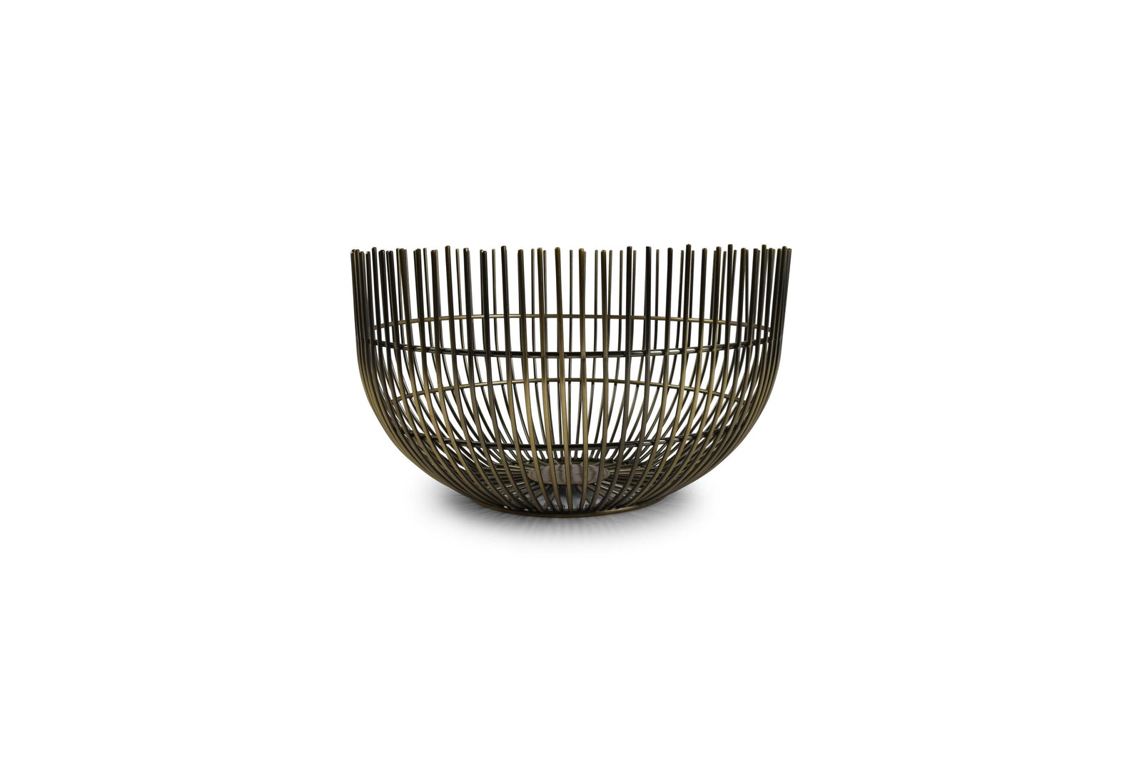 S&P - Panier métallique 21xH12cm vintage or Iris