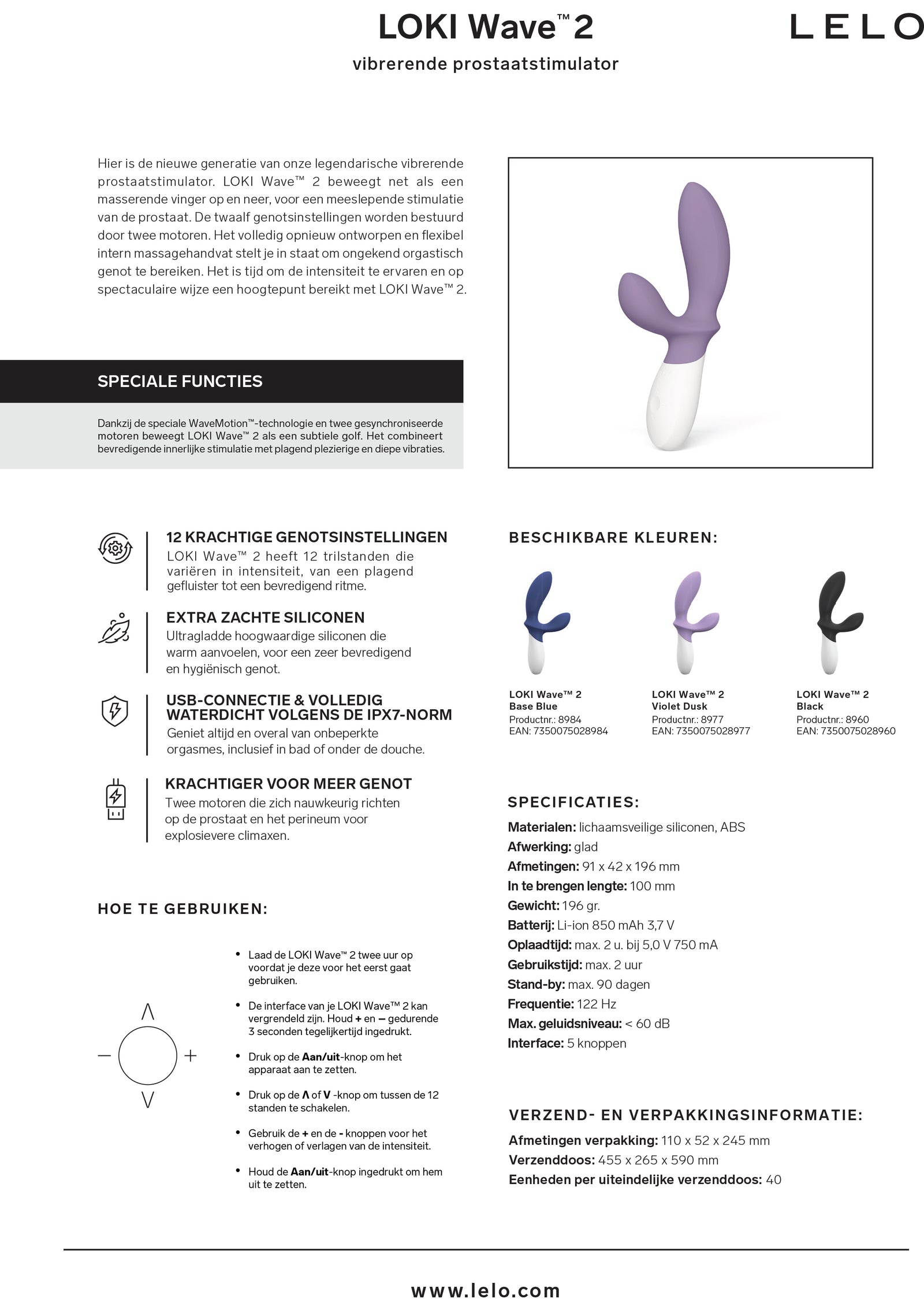 Loki Wave 2 Violet Dust