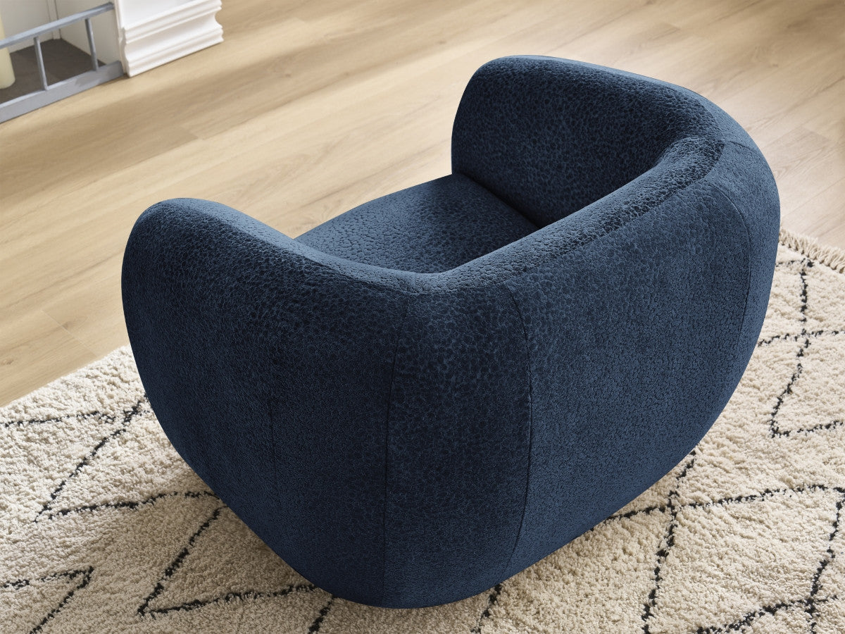 Fauteuil CELINE tissu texturé