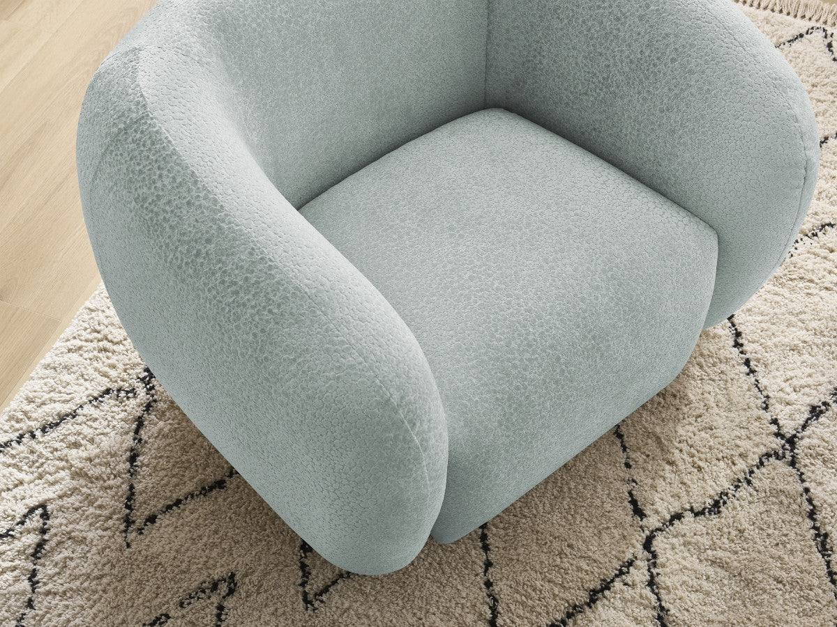 Fauteuil CELINE tissu texturé