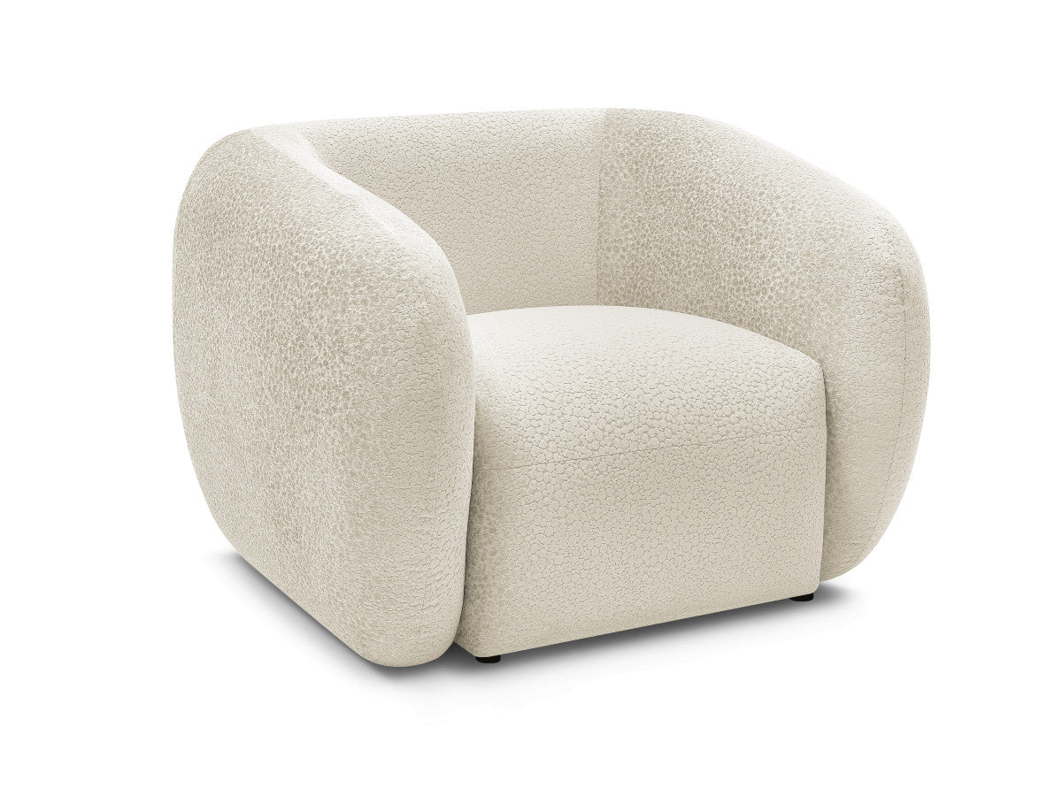 Fauteuil CELINE tissu texturé