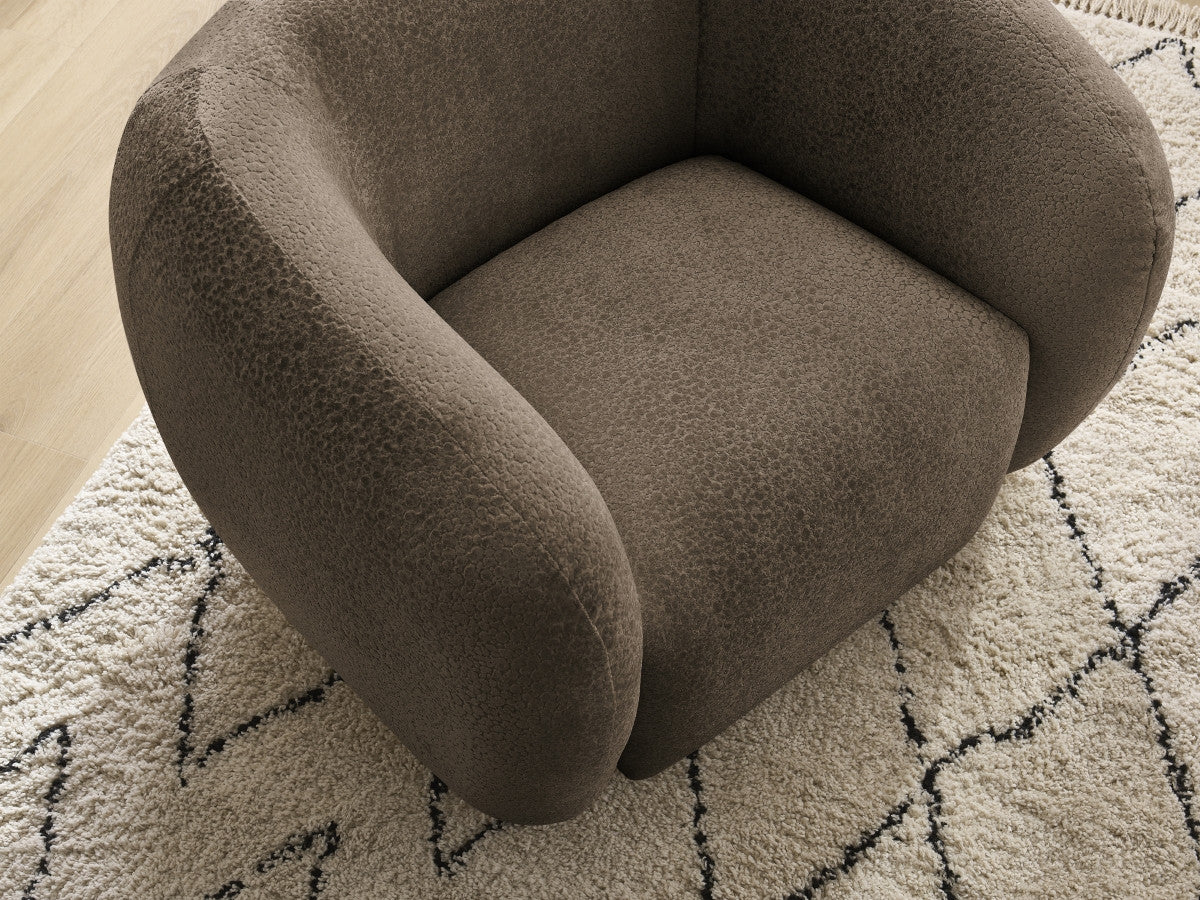 Fauteuil CELINE tissu texturé