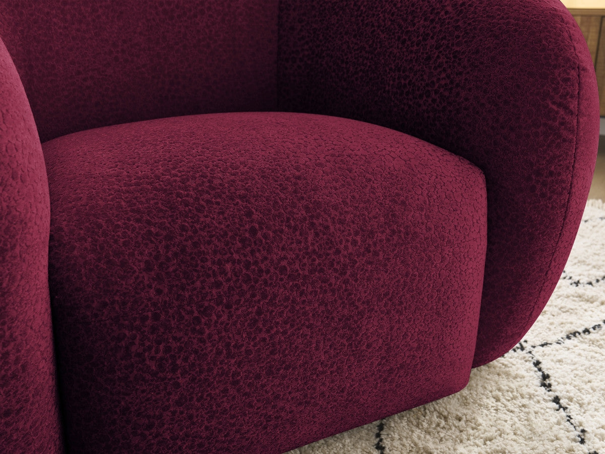 Fauteuil CELINE tissu texturé