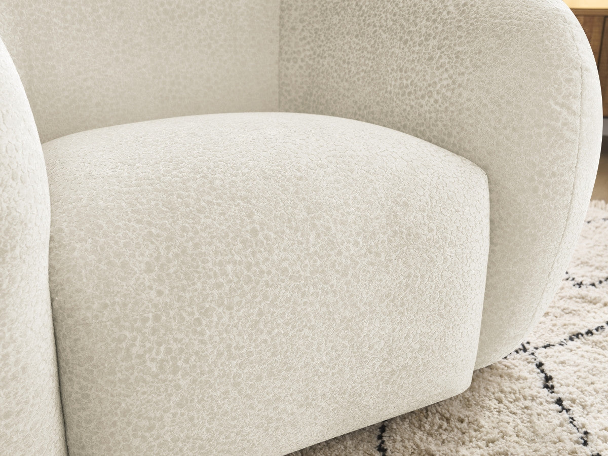 Fauteuil CELINE tissu texturé
