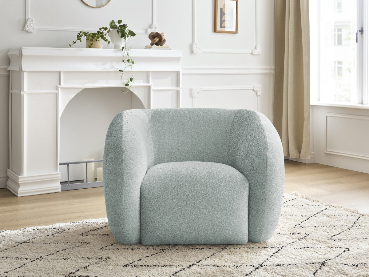 Fauteuil CELINE tissu texturé
