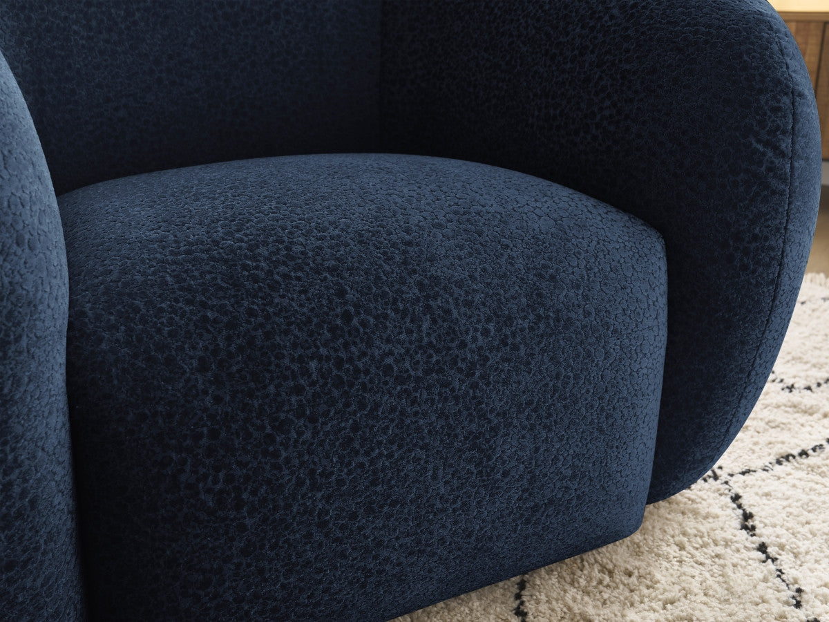 Fauteuil CELINE tissu texturé