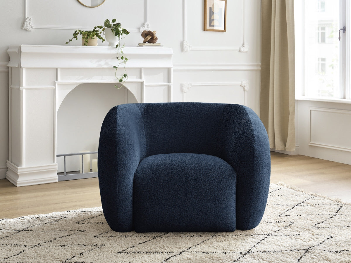 Fauteuil CELINE tissu texturé