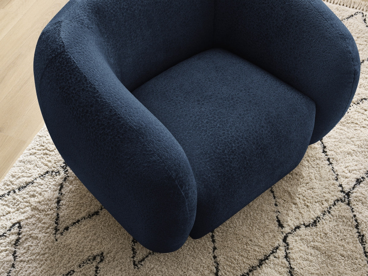 Fauteuil CELINE tissu texturé