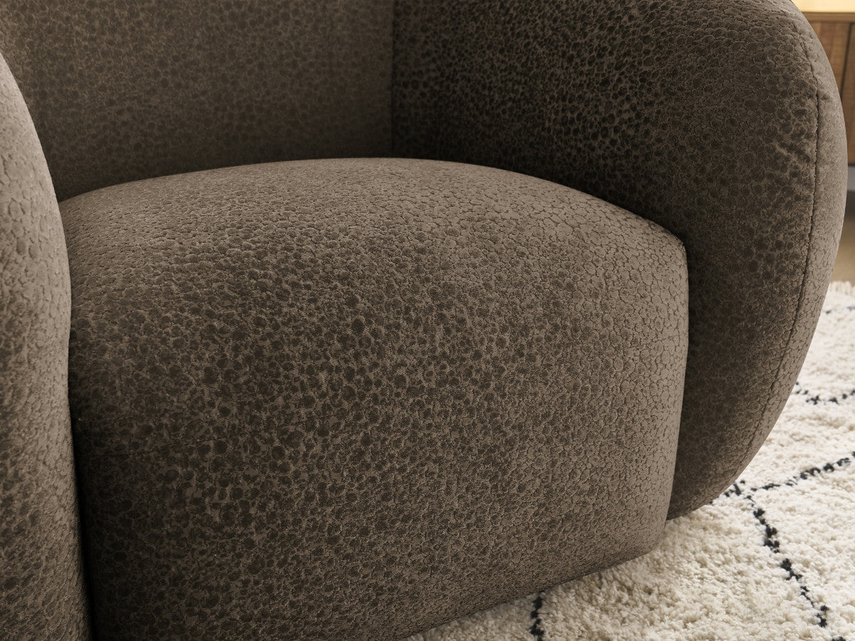 Fauteuil CELINE tissu texturé