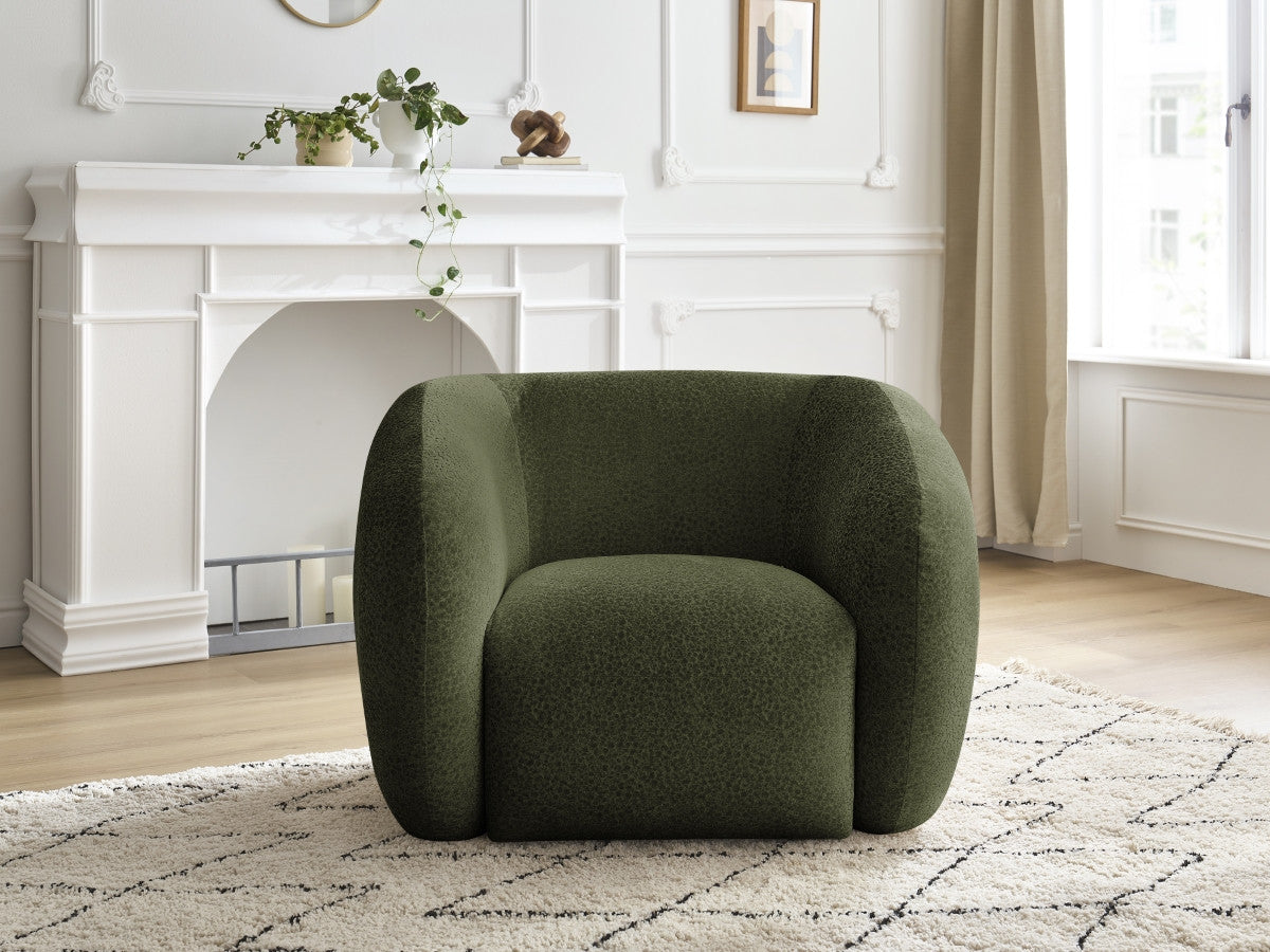 Fauteuil CELINE tissu texturé