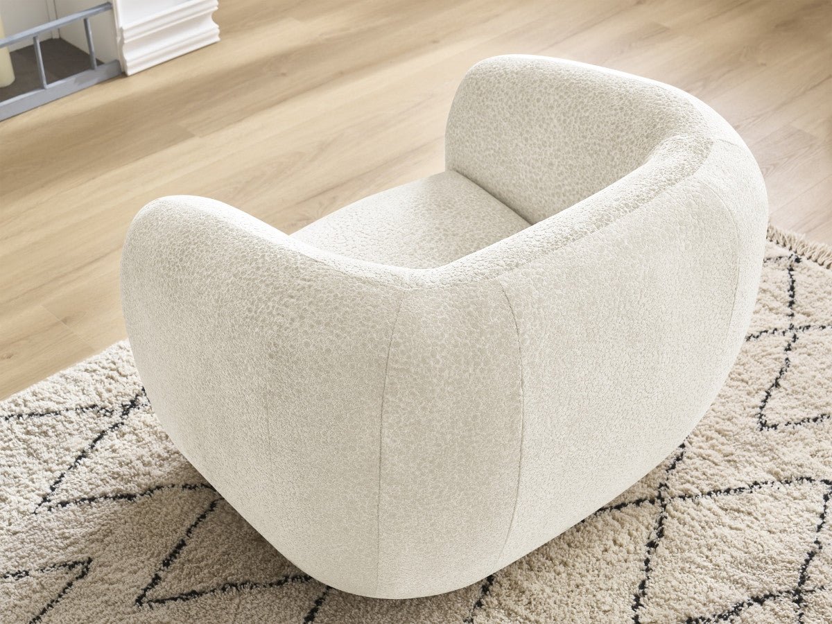 Fauteuil CELINE tissu texturé