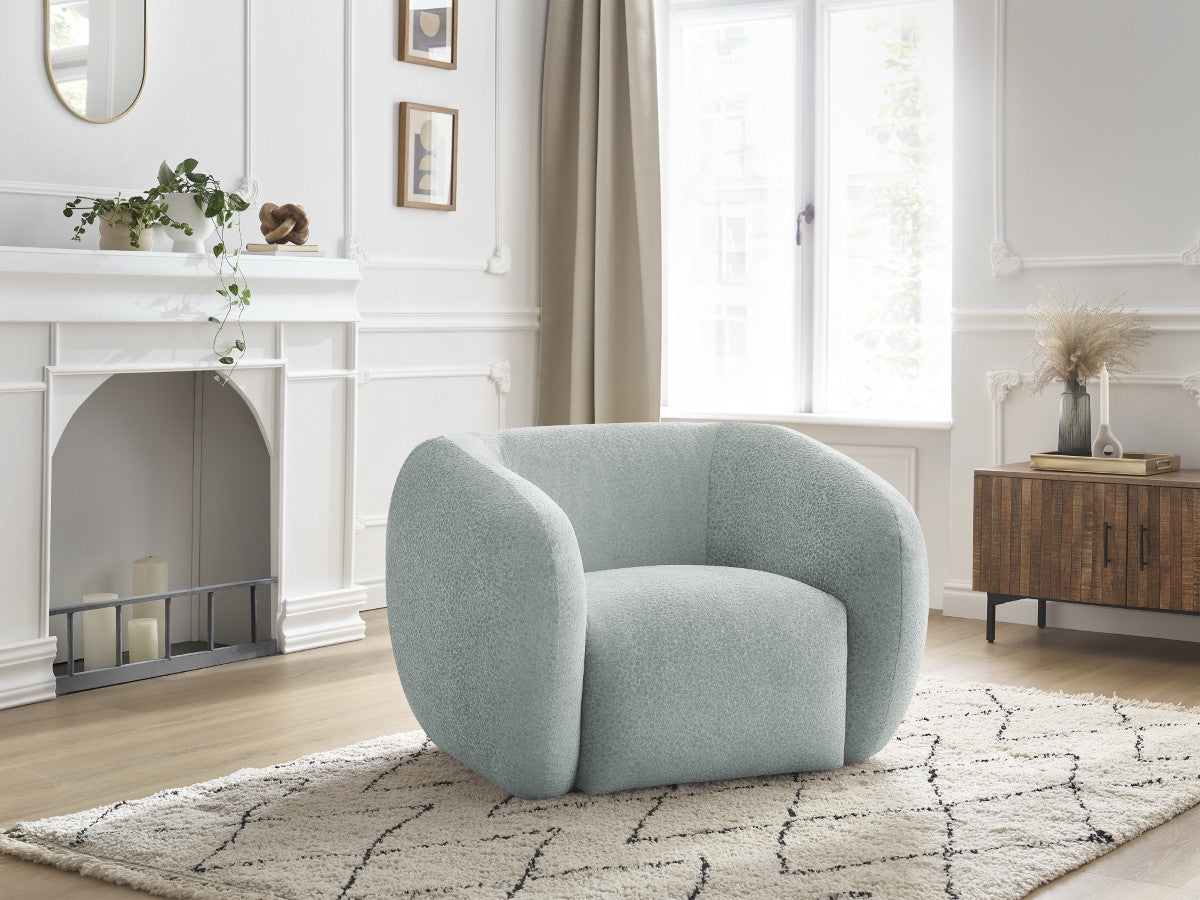 Fauteuil CELINE tissu texturé
