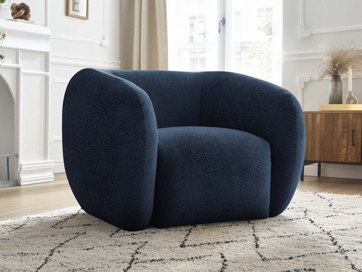Fauteuil CELINE tissu texturé