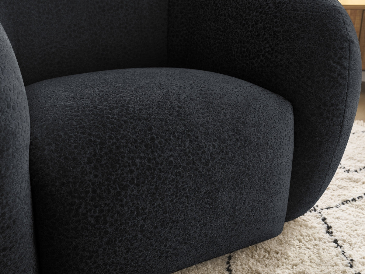 Fauteuil CELINE tissu texturé