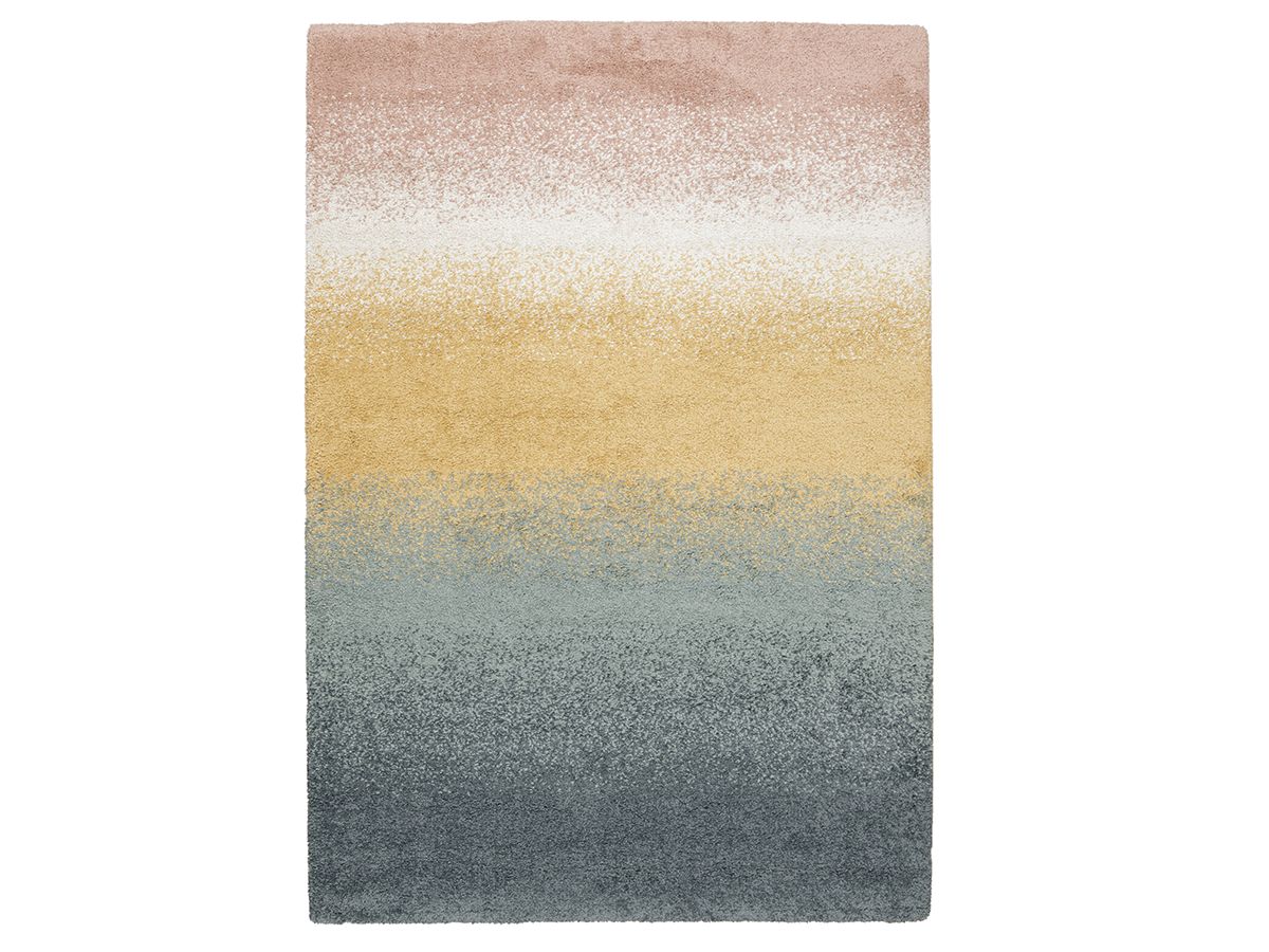 Tapis poil longs AOKI motif abstrait - Multicolore