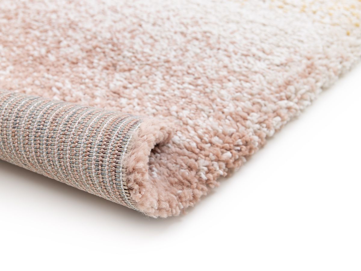 Tapis poil longs AOKI motif abstrait - Multicolore