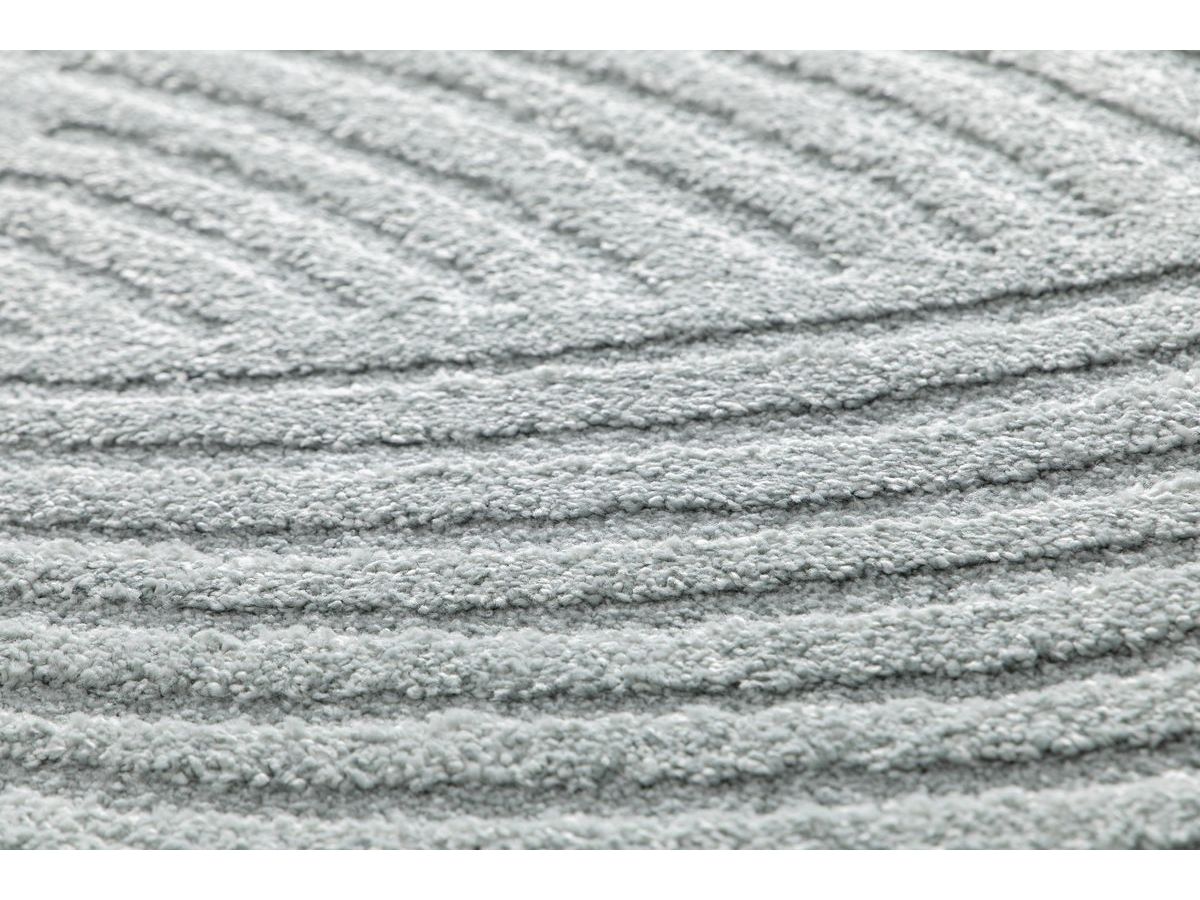 Tapis poils courts STAN motif abstrait - Bleu