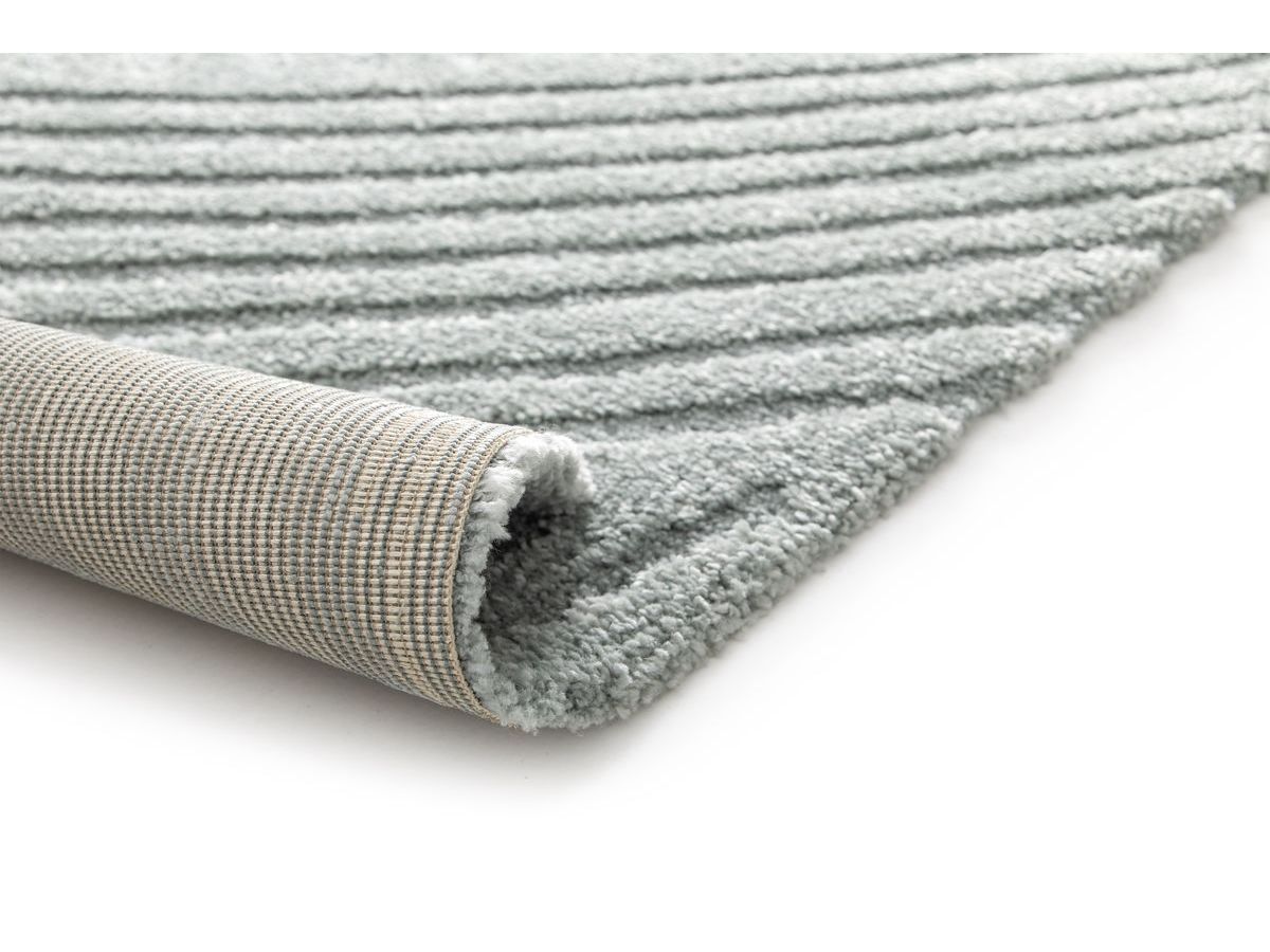 Tapis poils courts STAN motif abstrait - Bleu