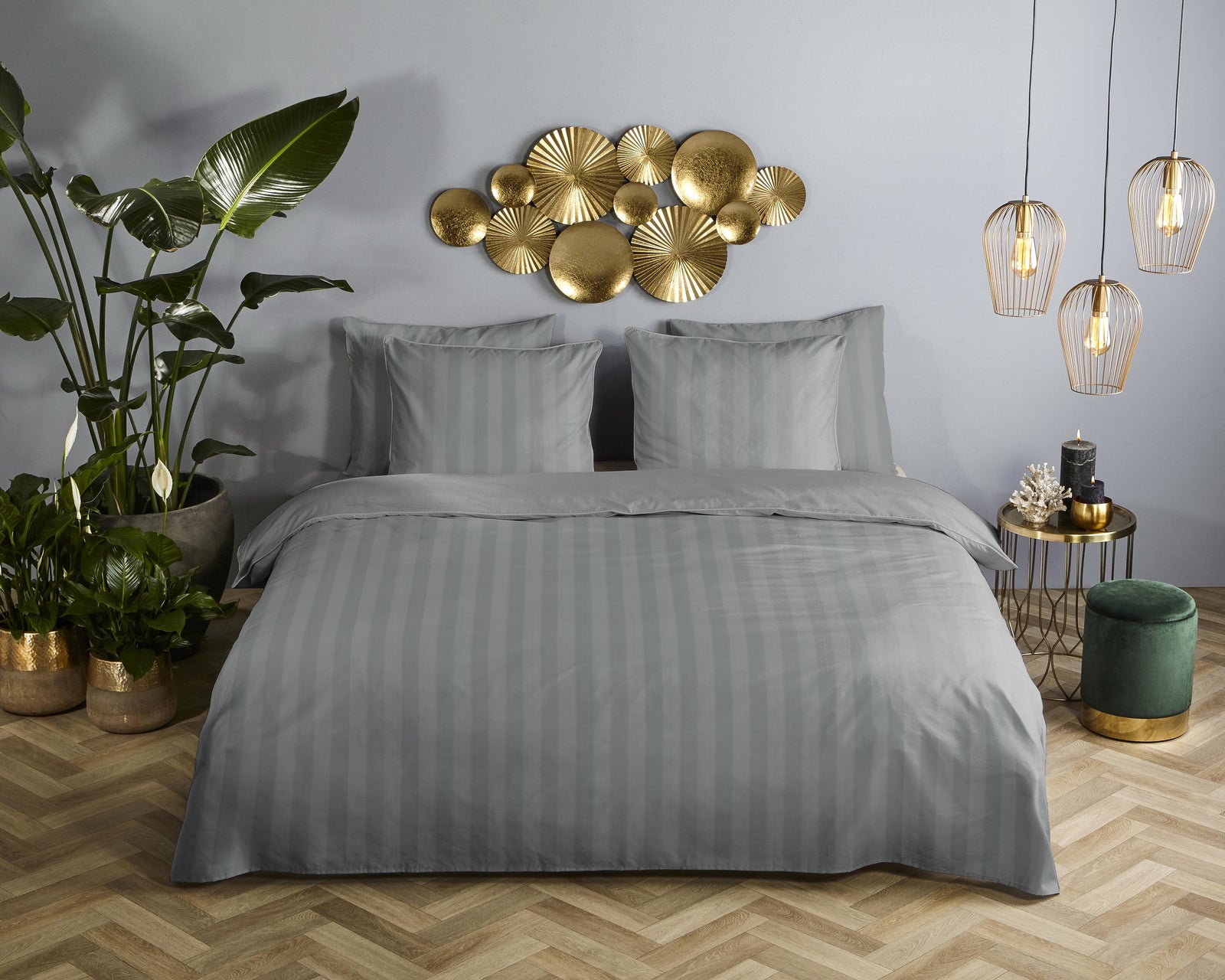 Descanso - Housse de couette - Hotel Sevilla - Grey