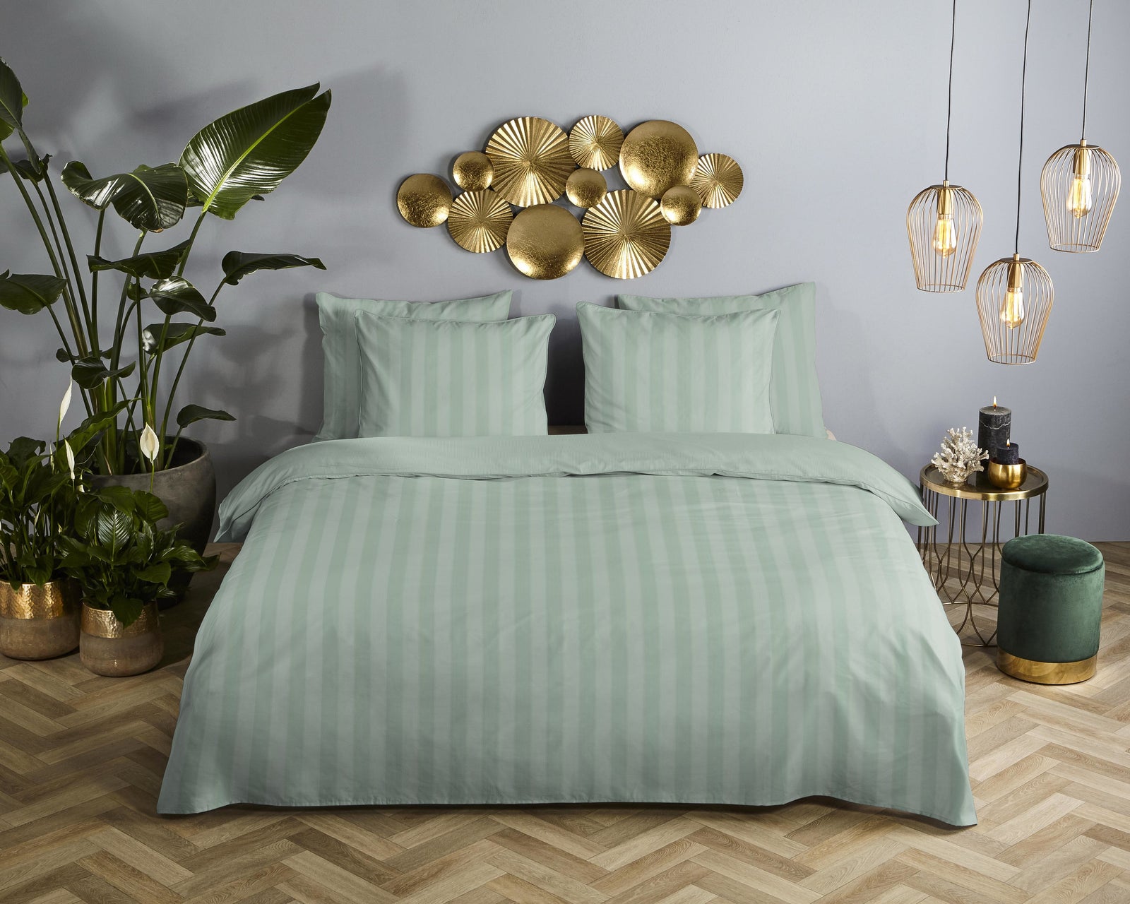 Descanso - Housse de couette - Hotel Sevilla - Light Sage
