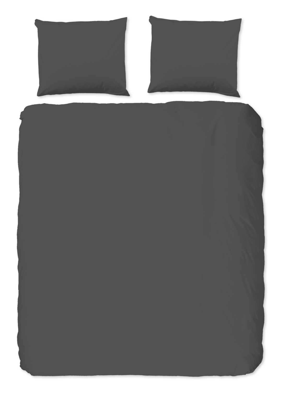 Good Morning - Housse De Couette - Uni - Anthracite