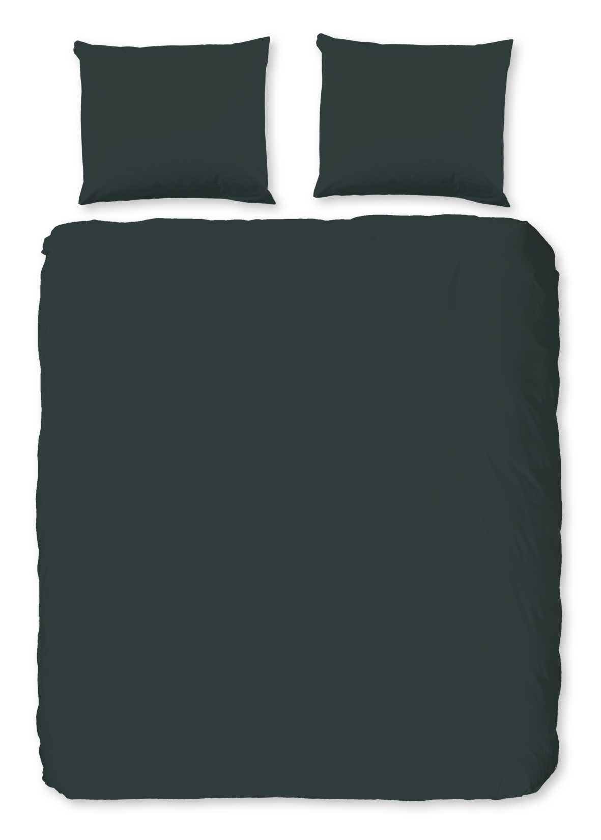 Good Morning - Housse De Couette - Uni - Dark Green