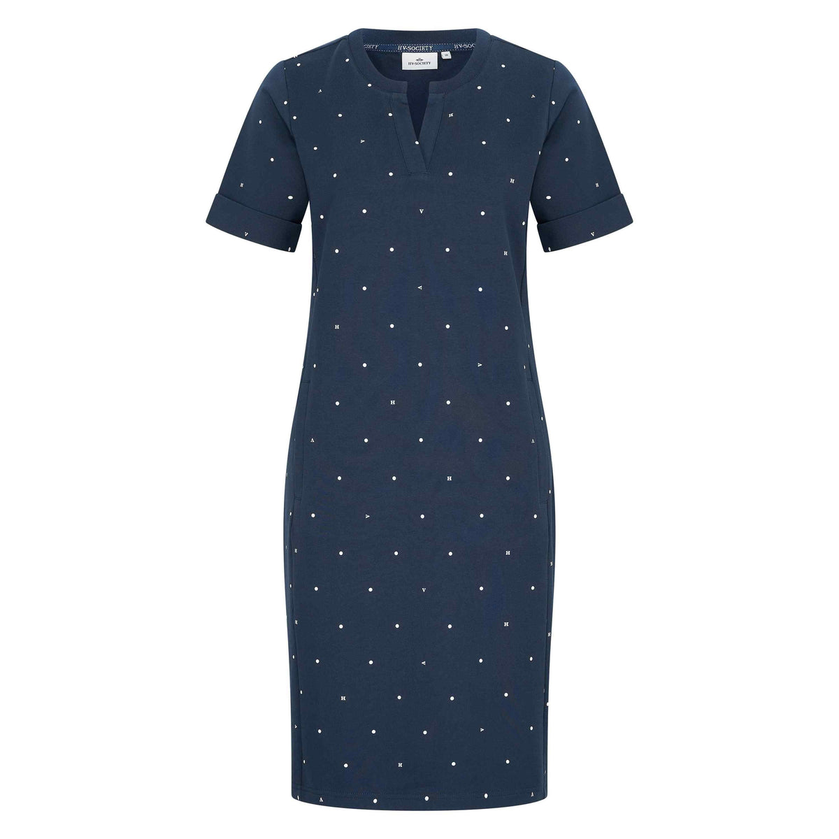 0402103610 - Dress HVSMonique  - 5001 - Navy - 38