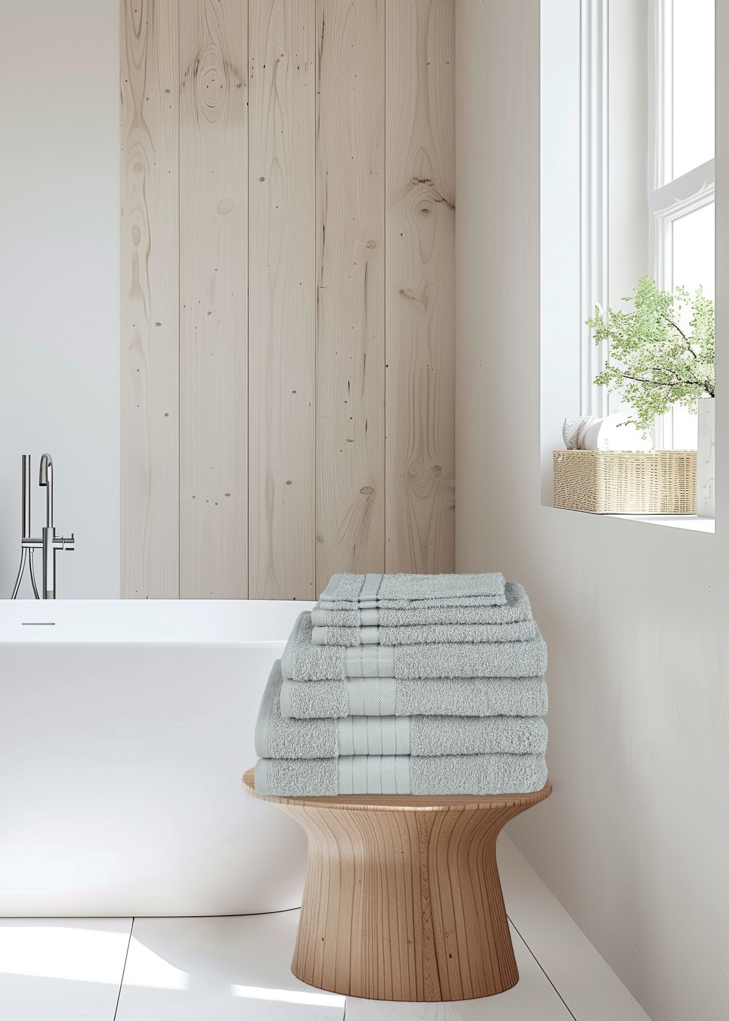 Good Morning - Uni serviette - Uni - Silver