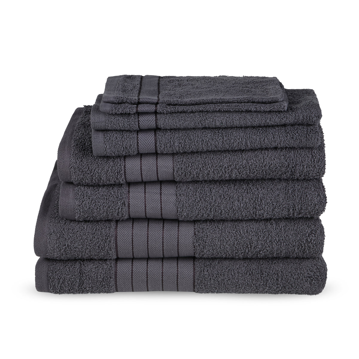 Good Morning - Uni serviette - Uni - Anthracite