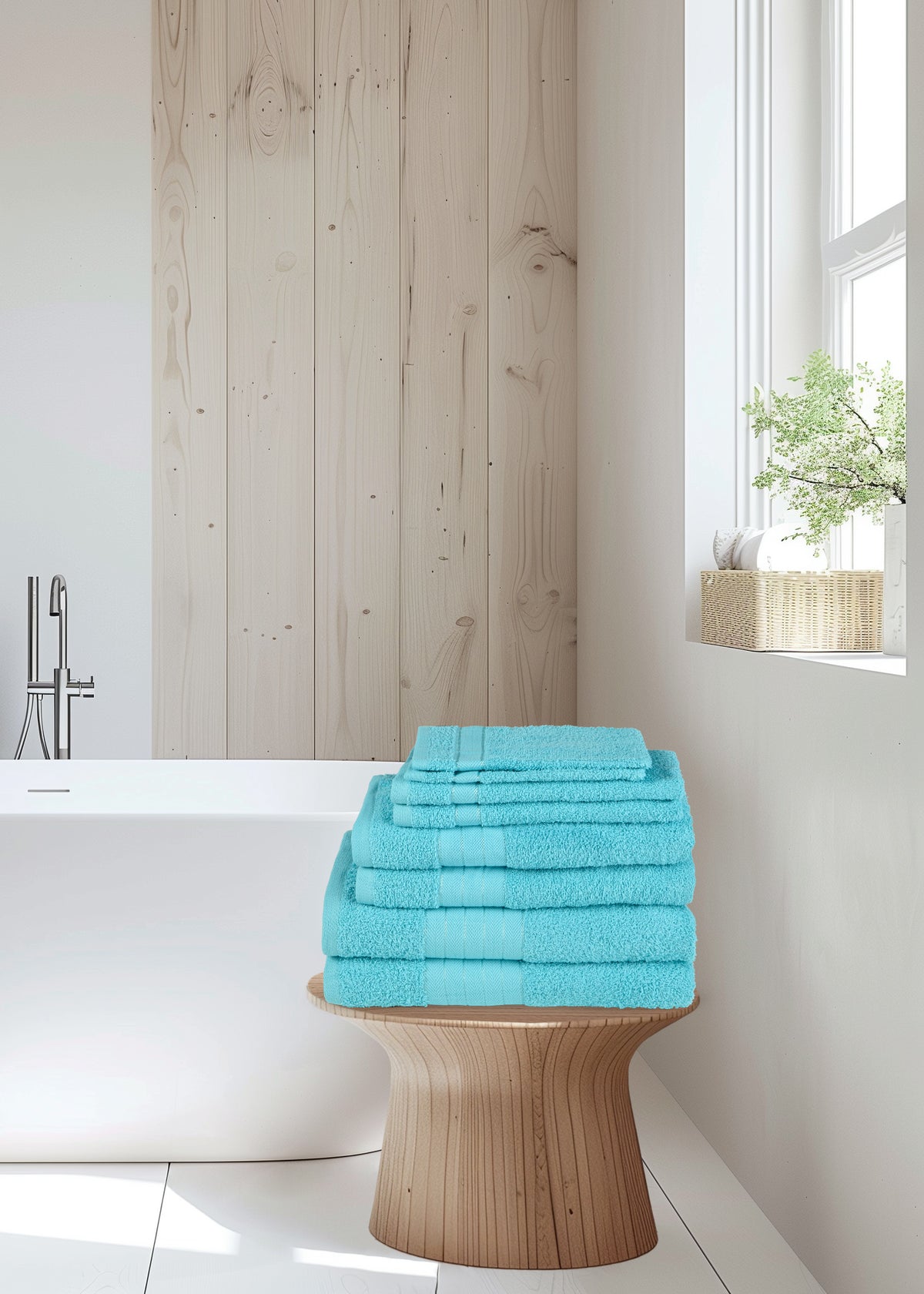 Good Morning - Uni serviette - Uni - Aqua