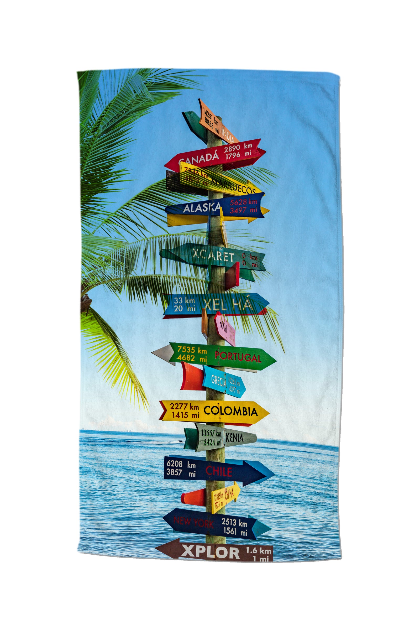 Good Morning - Drap de plage - Beach Sign - Multi