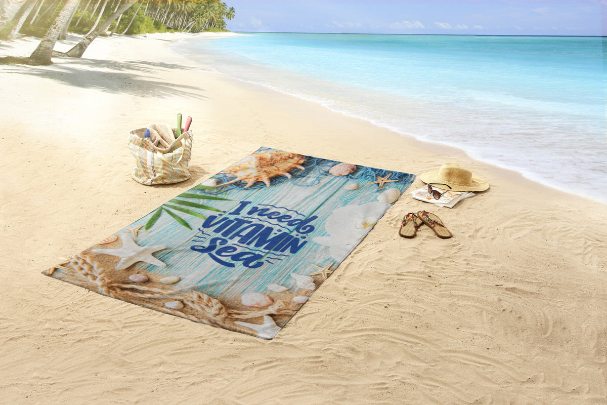 Good Morning - Drap de plage - Vitamin Sea - Blue