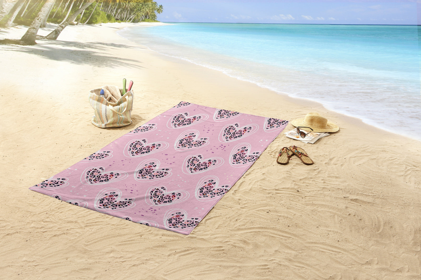Good Morning - Drap de plage - Femke - Pink