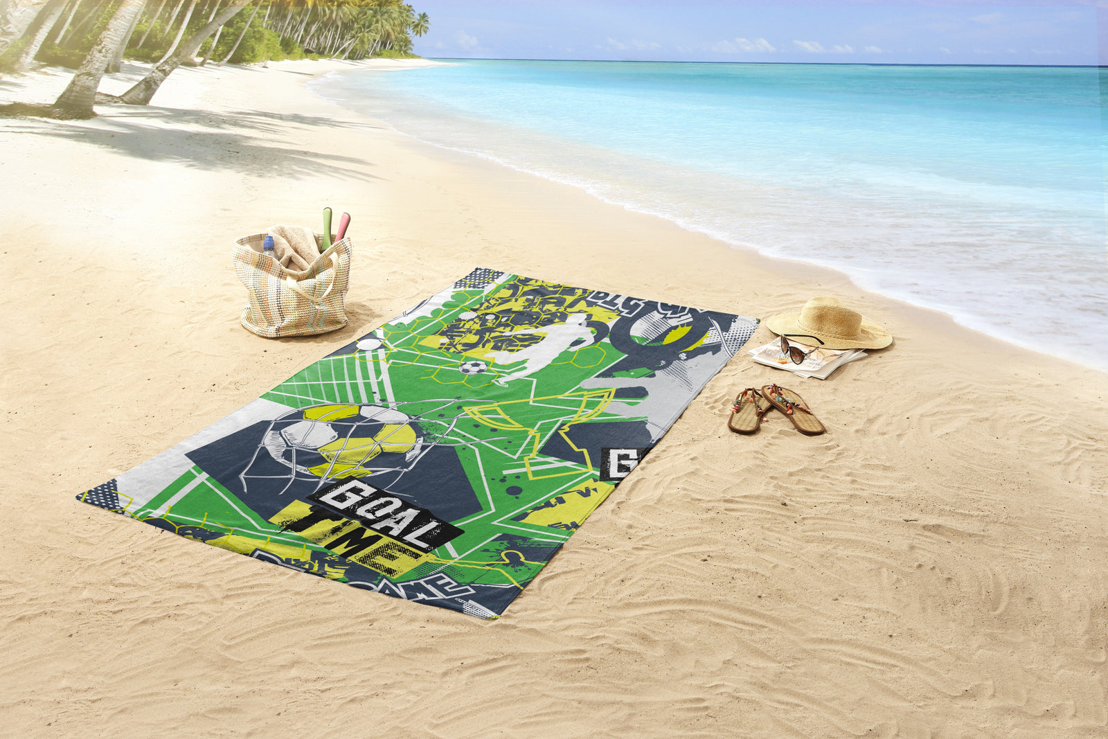 Good Morning - Drap de plage - Goaltime - Green