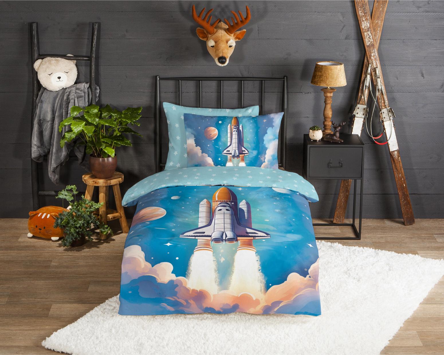 Good Morning - Housse De Couette - Fred - Blue