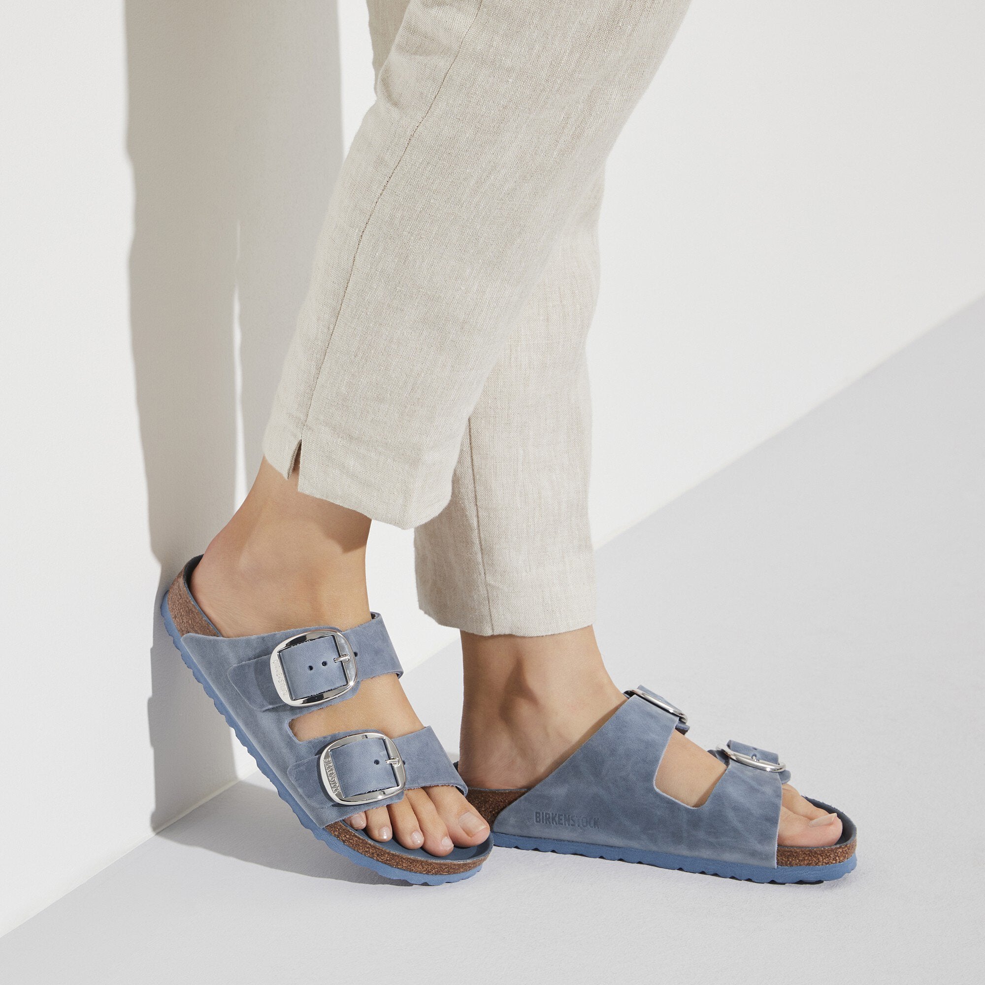 Arizona Big Buckle Dusty Blue