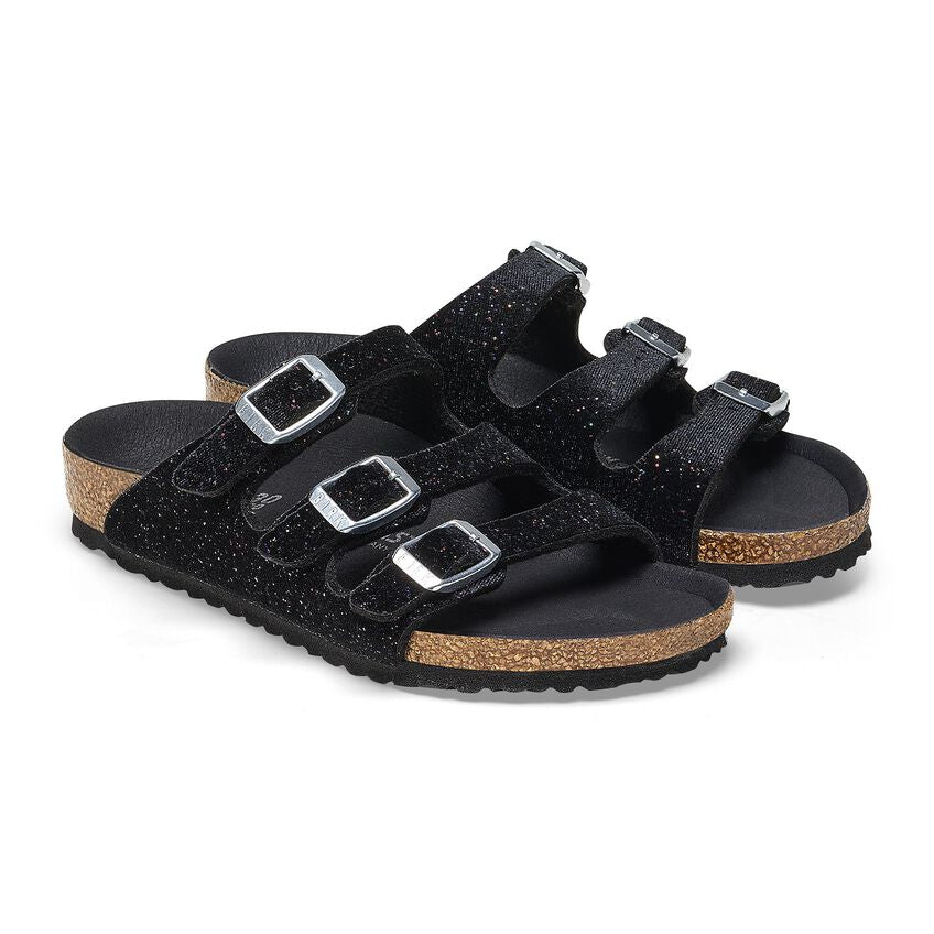 Florida Kids Velvet Glitter Black