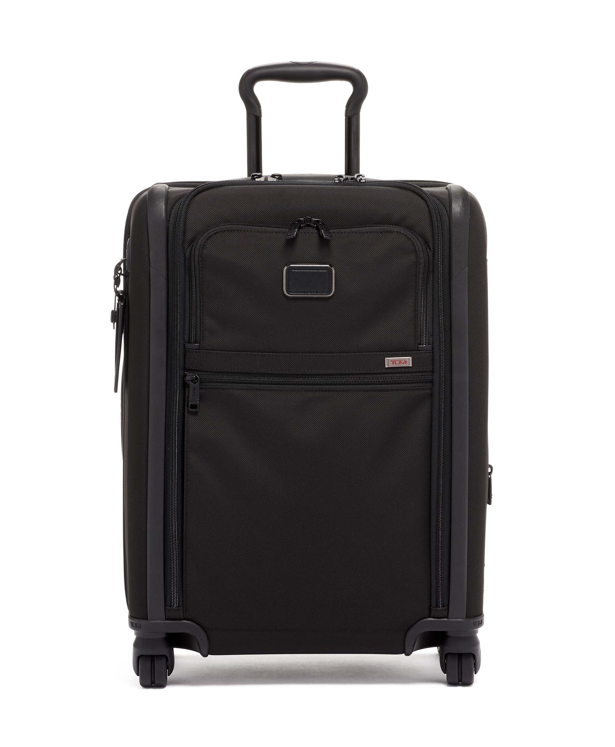 Alpha 3 - Continental Dual Access 4 Wheeled Carry-On - Black