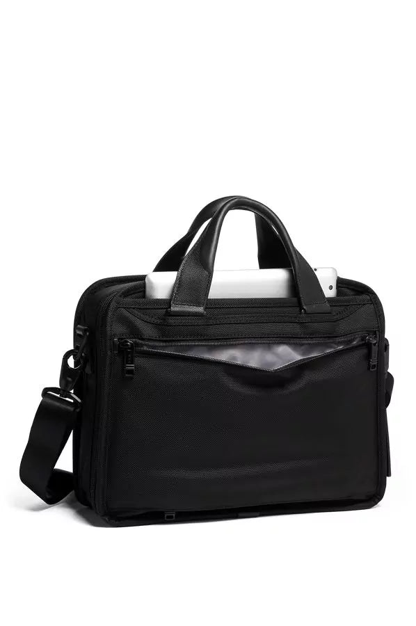 Alpha 3 - Small Screen Expandable Laptop Brief - Black