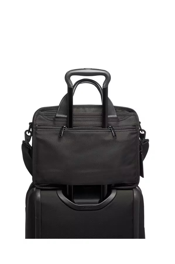 Alpha 3 - Small Screen Expandable Laptop Brief - Black