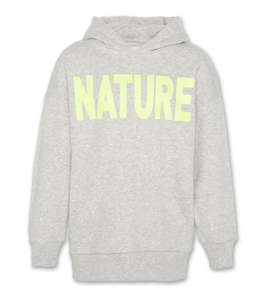 Hoodie Oversized Nature - Light Oxford