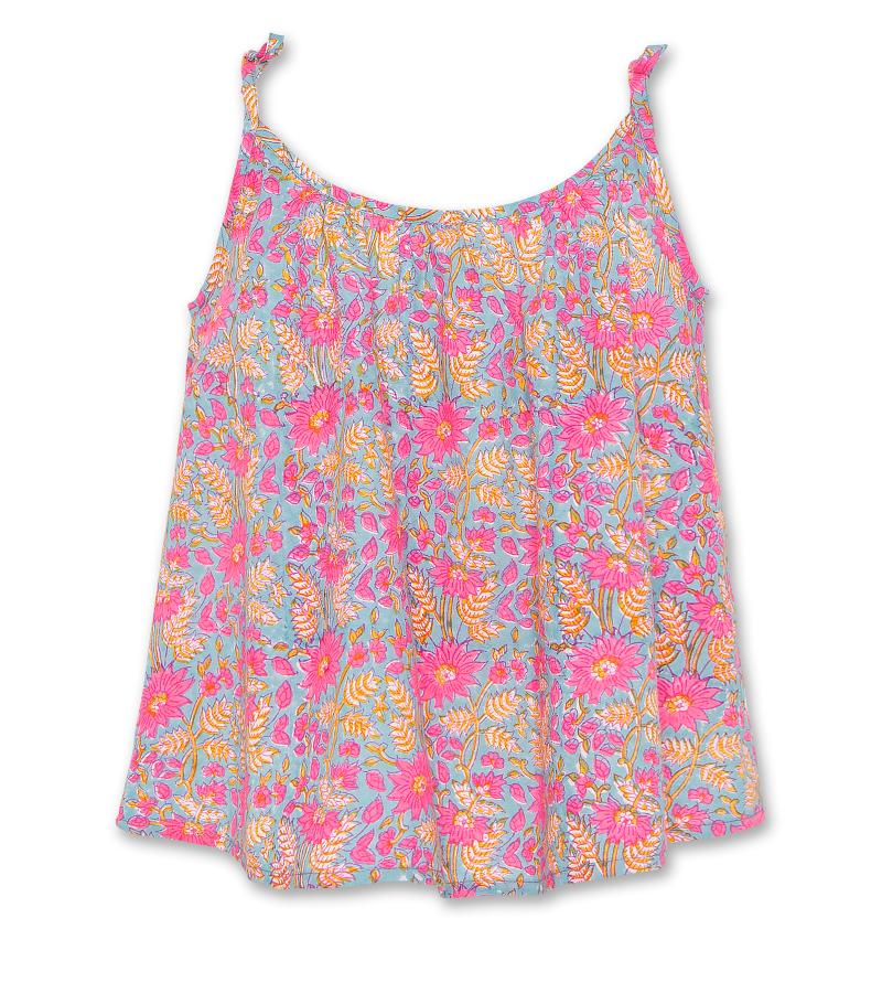 Jacki Flower Top - Pink