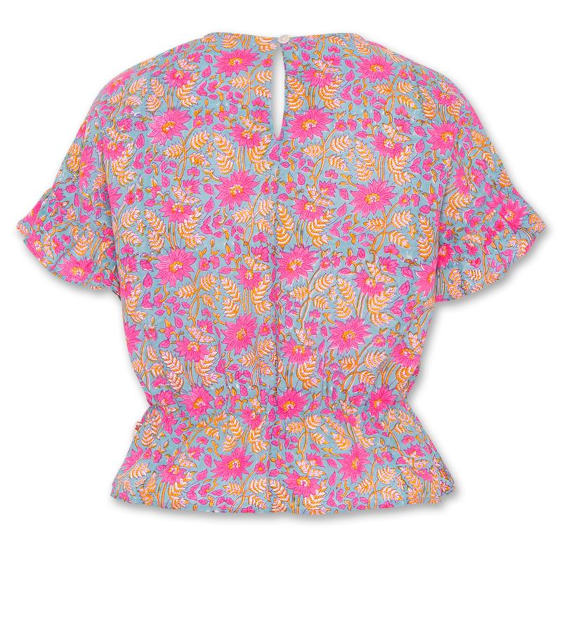 Ranya Flower Shirt - Pink