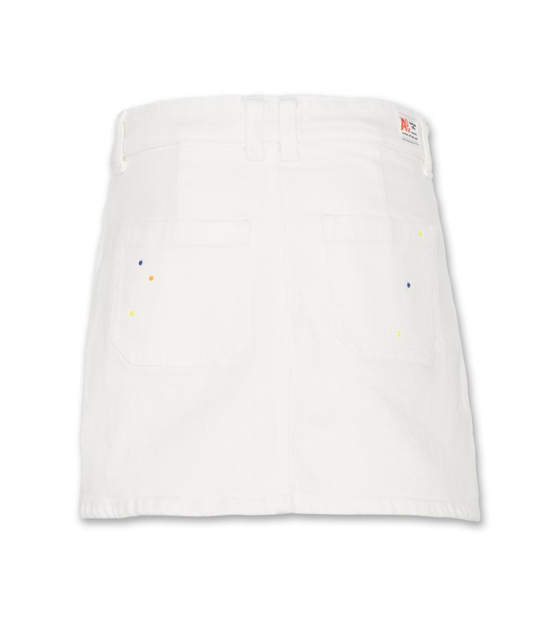 Patti Colour Skirt - Offwhite