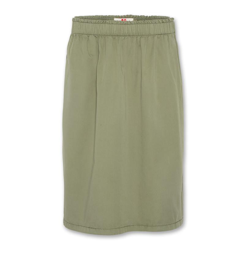 Long Colour Skirt - Olive