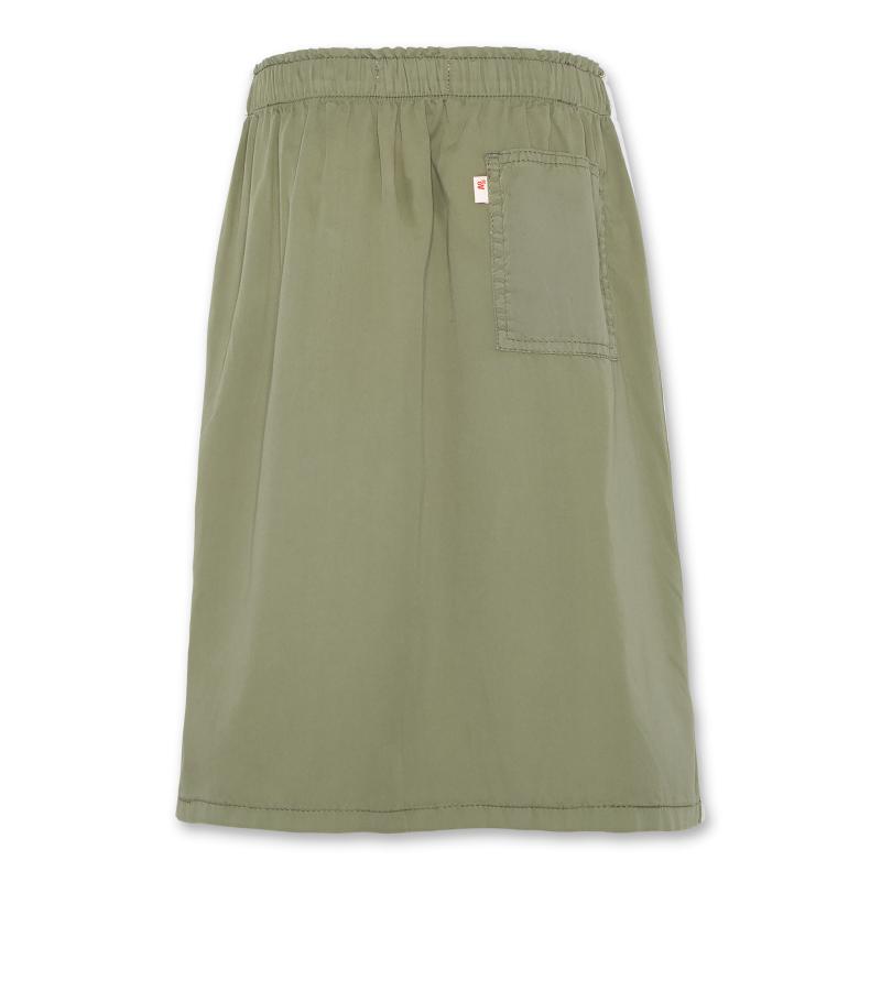 Long Colour Skirt - Olive