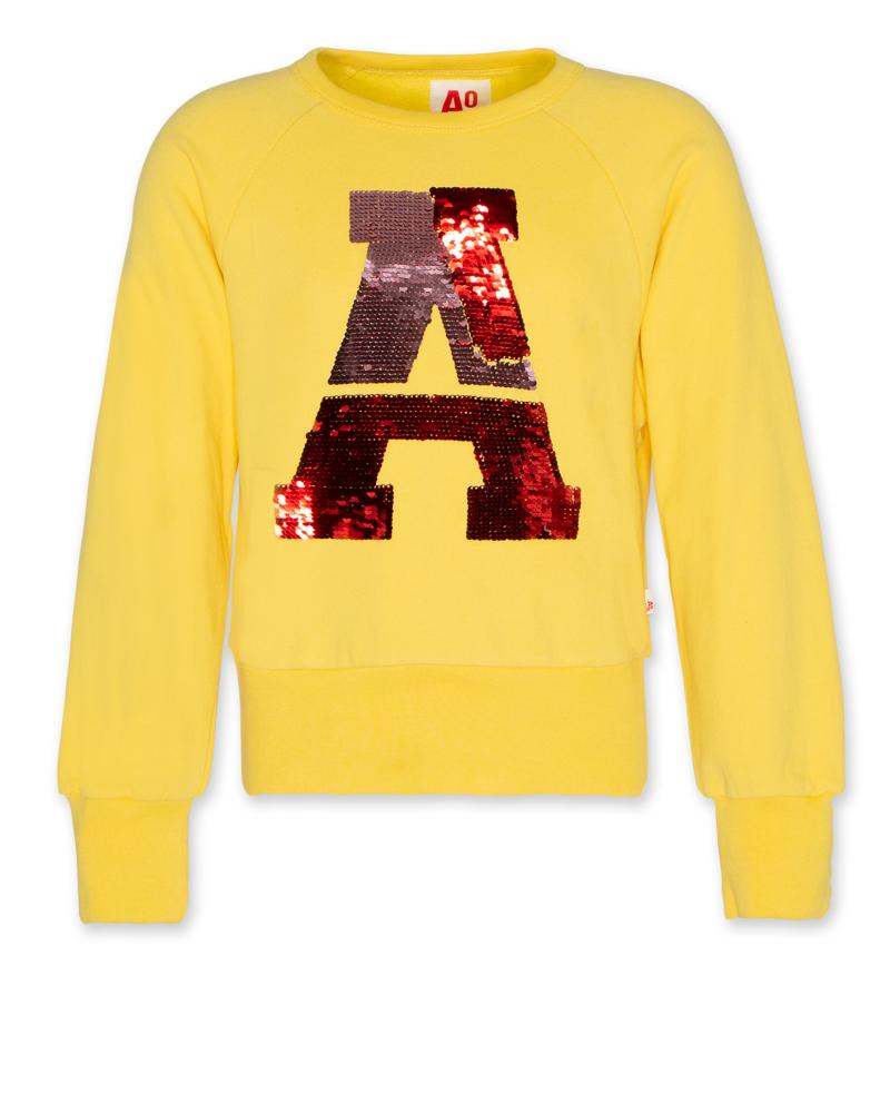 Aya Raglan Sweater A     - Yellow