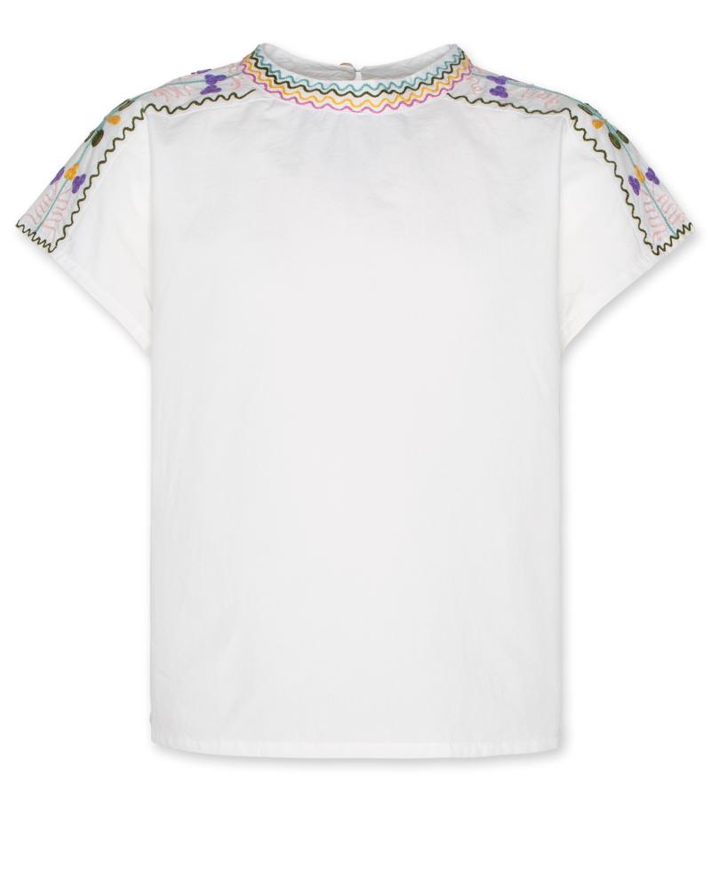 Naomi Color Shirt - White