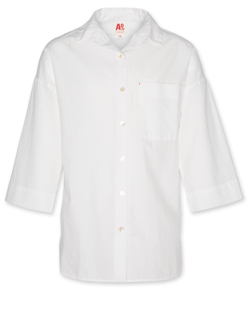 Marie Color Shirt - White